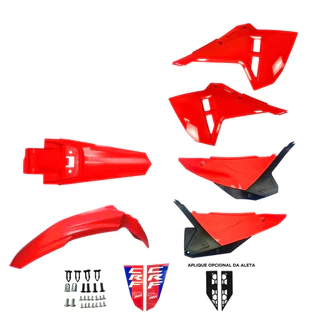 KIT PLASTICO F25 CRF230F AMX COM ADESIVOS