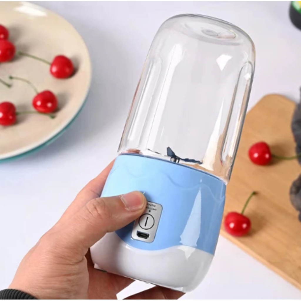 Mini Liquidificador Shake USB Bivolt 4 Laminas | Shopee Brasil