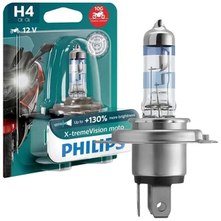 Lâmpada Farol X-tremevision H4 12v 60/55w Philips 12342xvmbw
