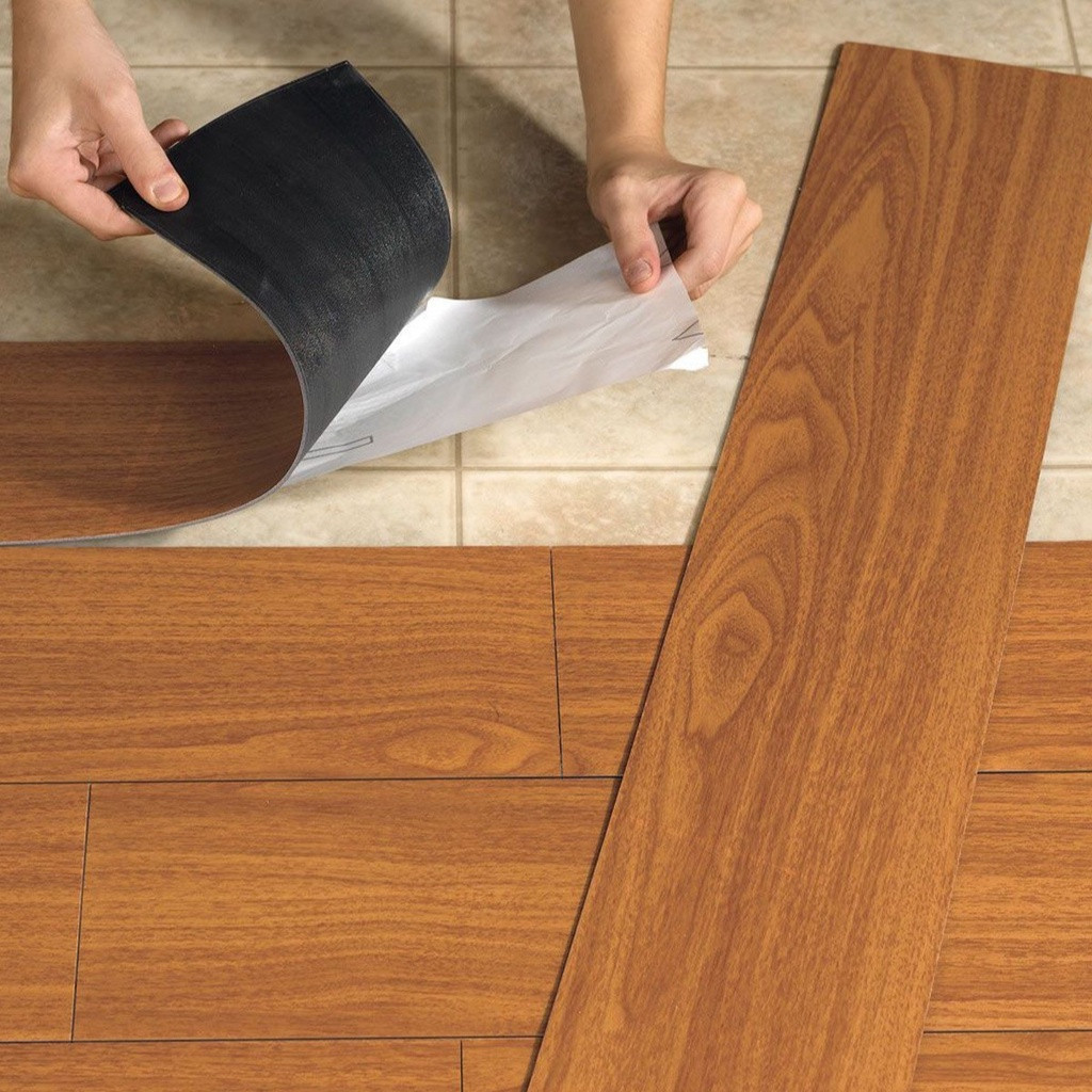 Kits Adesivos Para Piso Chão Madeira 91.44cm x 15.24cm | Shopee Brasil