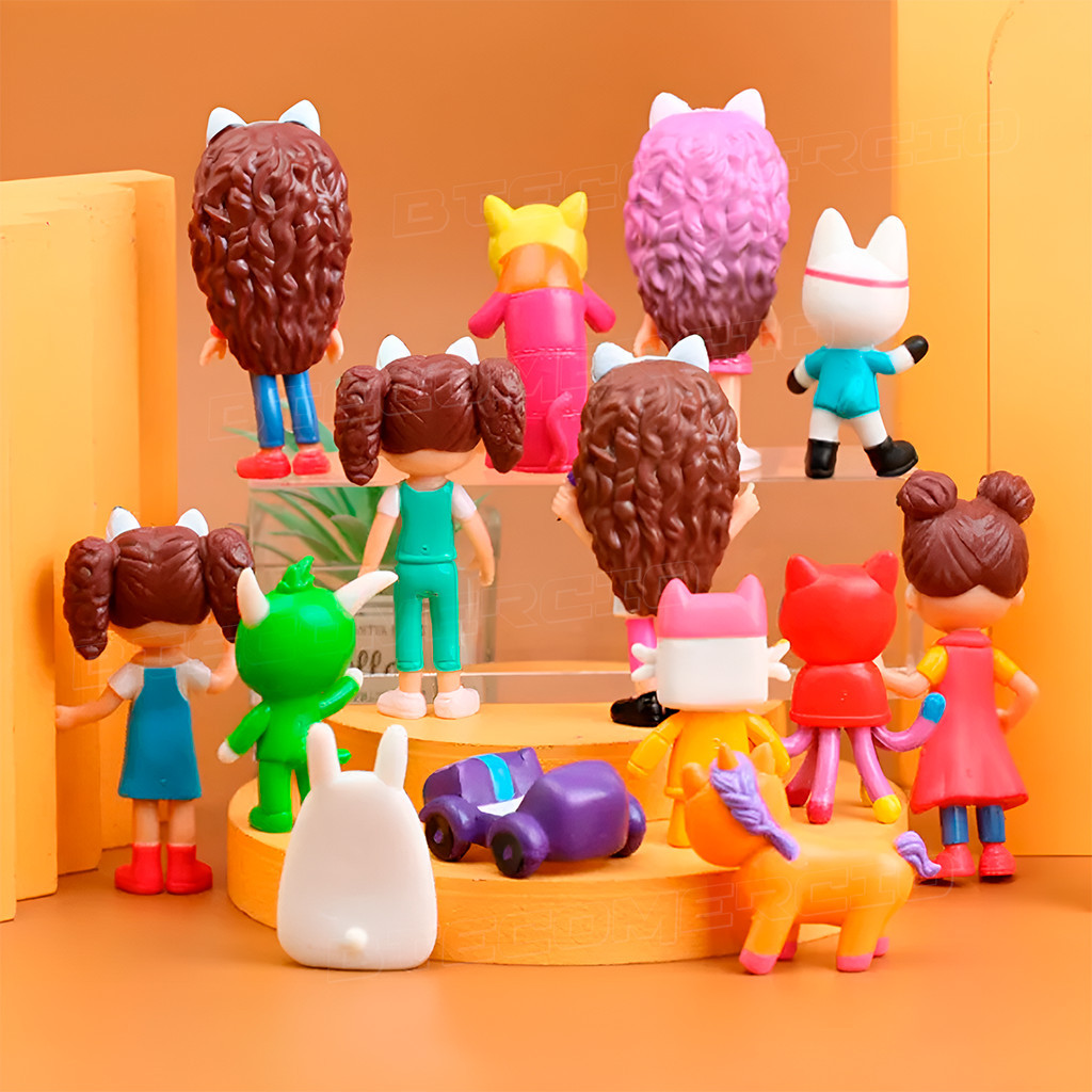 Kit 13 Peças Brinquedos Casa Magica da Gabby 7cm Infantil | Shopee