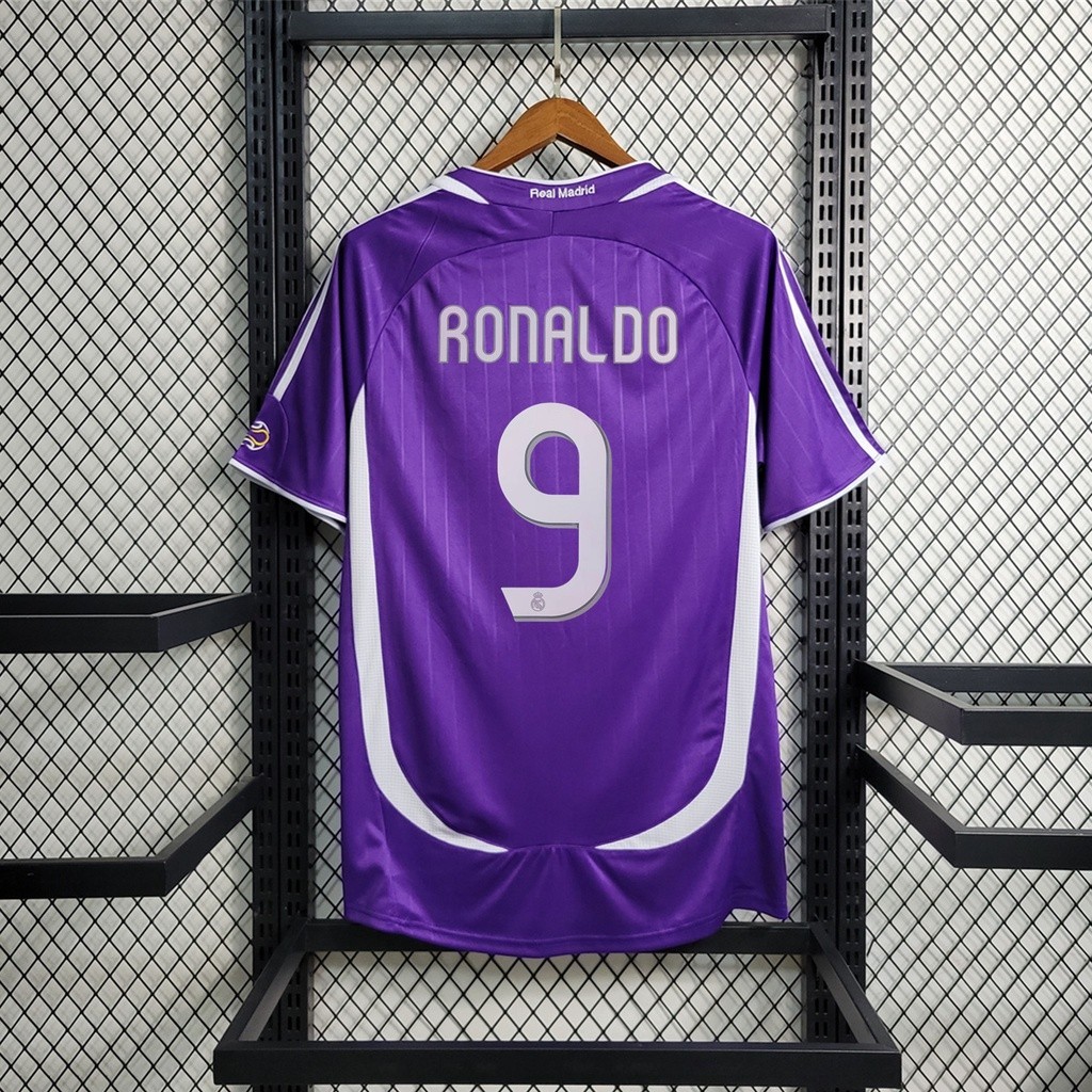 Retro2006-07 Real Madrid Fora Jersey Rose9 # RONALDO