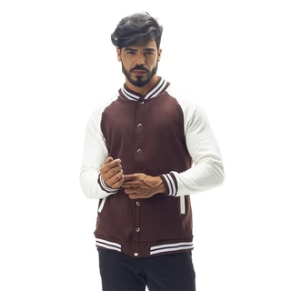 Jaqueta College Masculina Lisa Frio Quente Casual Inverno Vintage Algodão De Botão