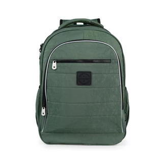 Mochila Escolar Juvenil Masculina Color Block II Verde