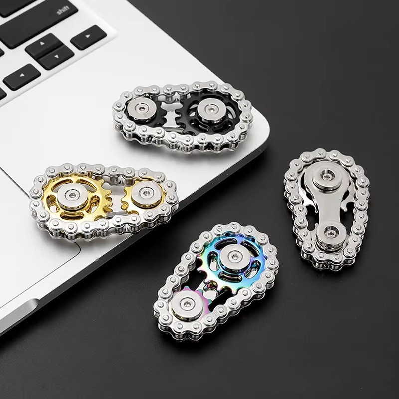 Fidget Slider In Metallo – Ruota A Cricchetto – Giocattolo Anti-Stress Per Adulti EDC - Foto 6