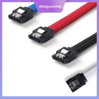 50CM SATA 3.0 III SATA3 Cabo De Dados De 7 Pinos Disco Rígido De 6Gb/s SSD Com Manga De Nylon Versão Premium