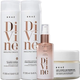 Kit BRAÉ Divine Anti Frizz Treatment (4 Produtos)