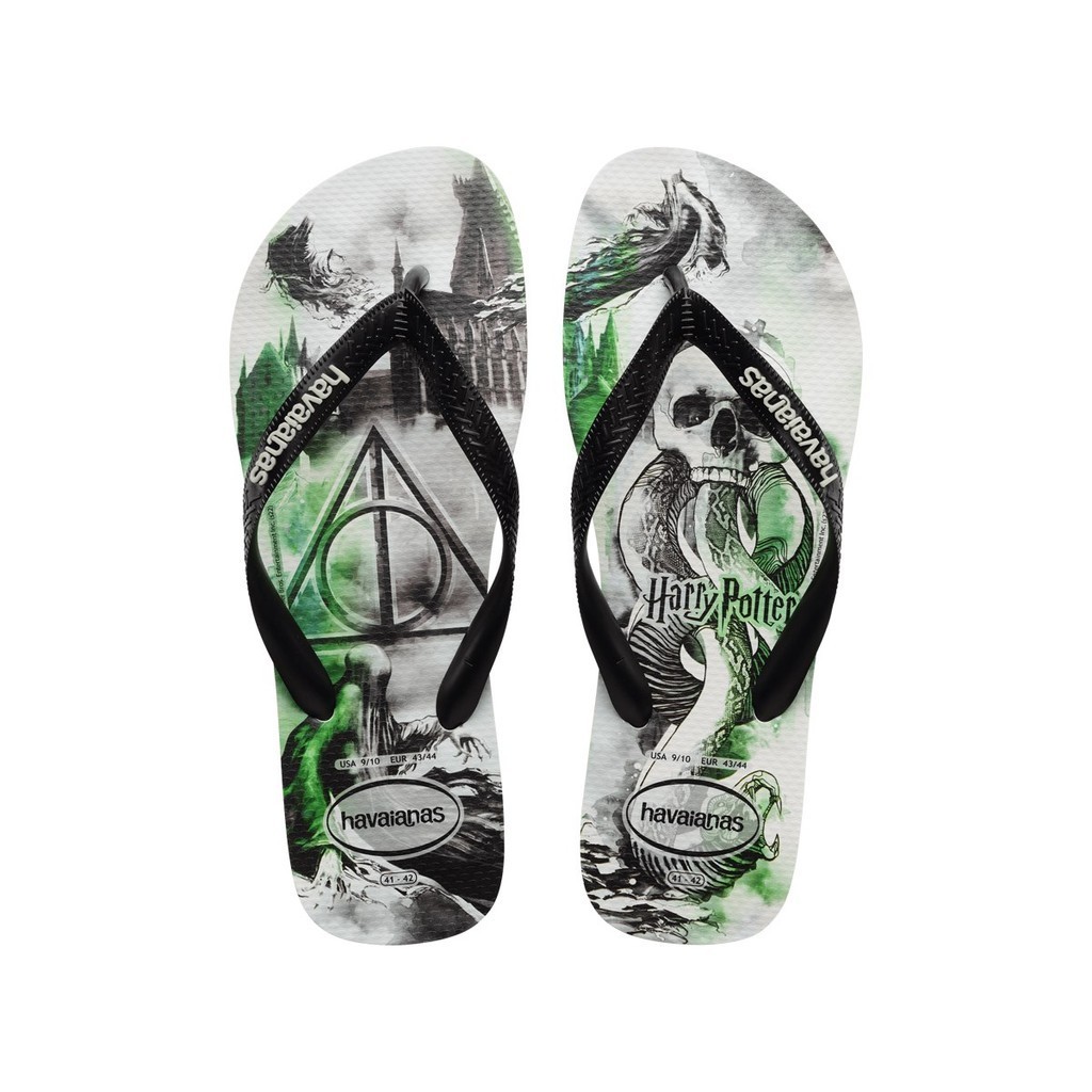 Havaianas Top Harry Potter Mens Black/White Flip-Flops main image 1