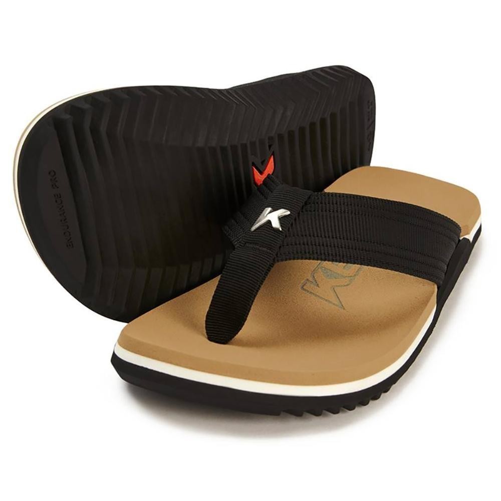 Chinelo Kenner Nk6 Pro Masculino - Preto e Bege | Shopee Brasil