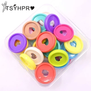30 Pcs Diy Discos De Encadernação De Faça-Você-Mesmo Para Cadernos 24mm Happy PlannerLoose Leaf Bind Discs Raspagem