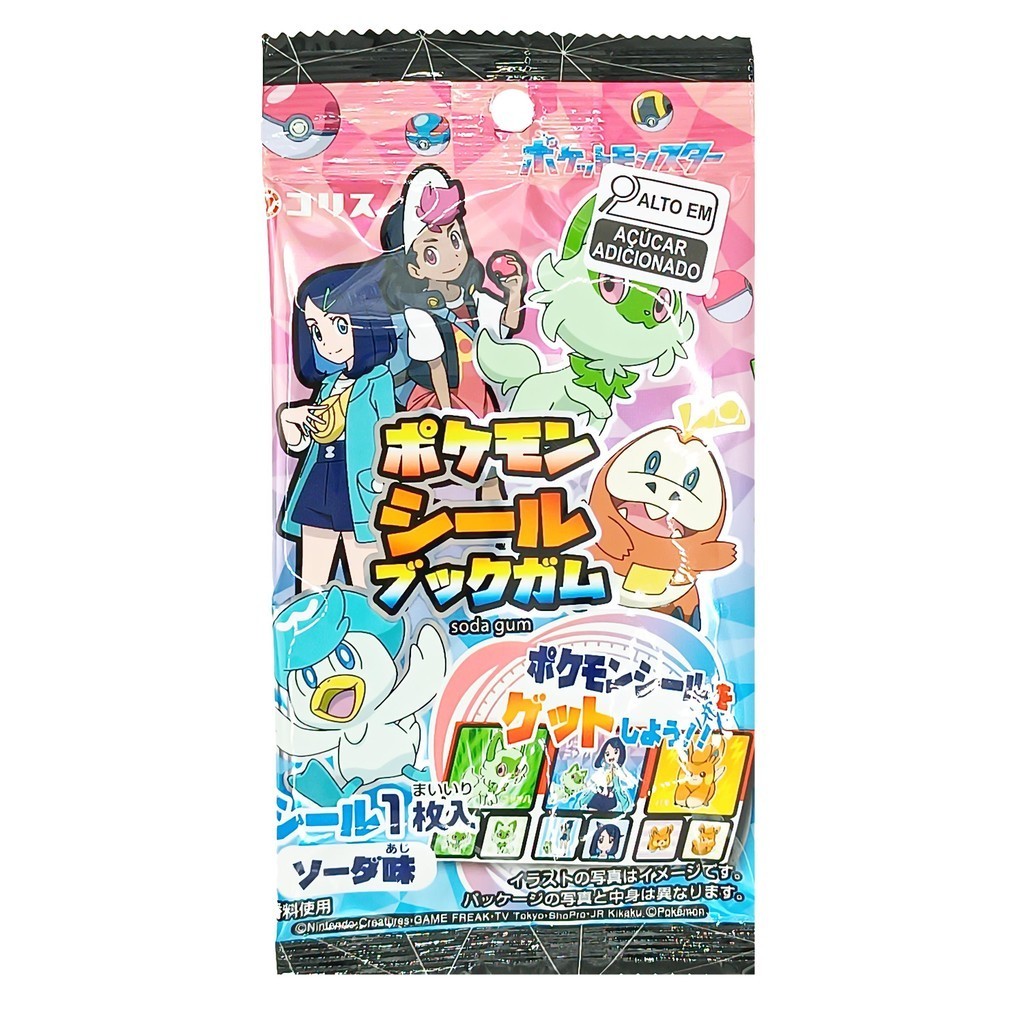Goma De Mascar Pokemon Book Coris 3,5g