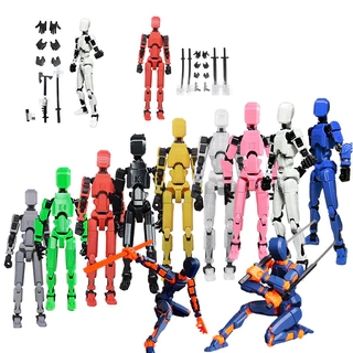 Lucky 13 Dummy Móvel Conjunto 13 Impressora 3D Titans Figura Decoratione