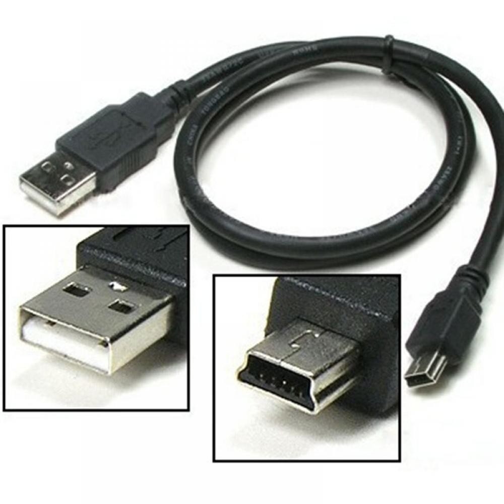 Cabo USB A 2.0 Macho para USB B-Mini-M Controle PS3 | Shopee Brasil