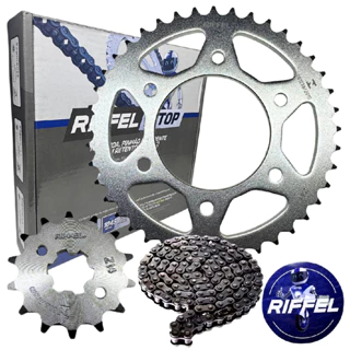 Relação Completa Fazer 150 (41Z x 14Z - 428HOX126L) com Retentor