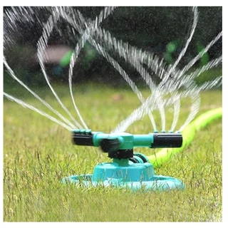 Aspersor 360° Para Irrigação De Jardins E Horta 3 Saídas Rotativo