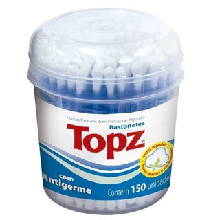Hastes Flexíveis Bastonetes Topz - Embalagem com 150 Unidades em Oferta na Shopee