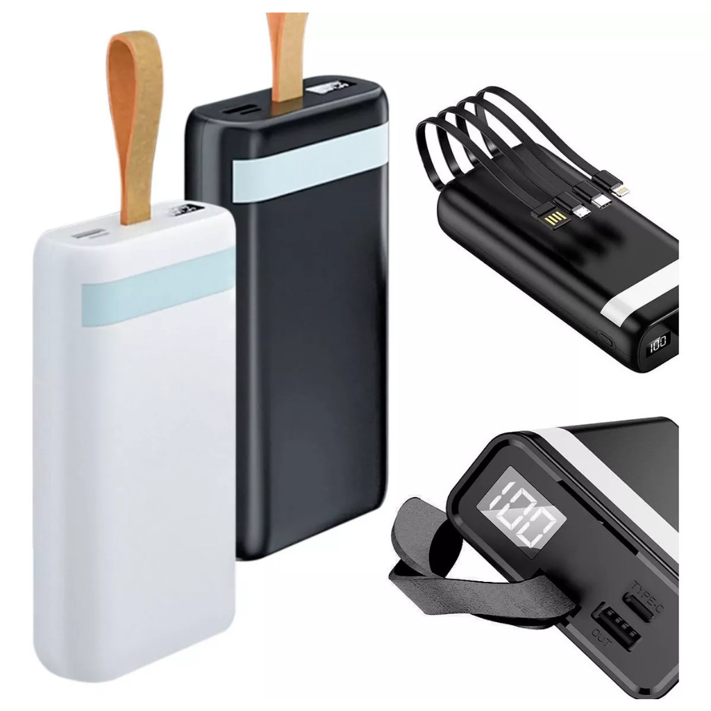 Power Bank Universal de 20.000mAh Carregador Portátil para Android e iOS, Inclui Lanterna Integrada fangstore