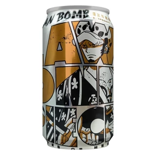 Bebida Gaseificada One Piece Law Framboesa Soda Ocean Bomb 330ml