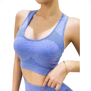 Kit 3 Tops Com Bojo Esportivo Fitness Academia Yoga Ciclismo Levanta Bumbum