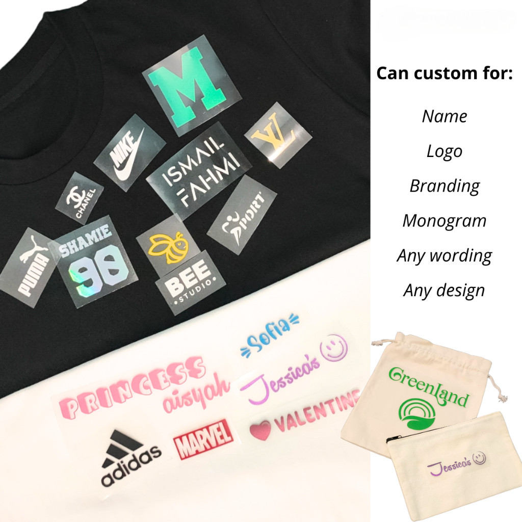 Adesivos Personalizados Para Camisetas Adesivo De Tecido DTF-Ferro ...