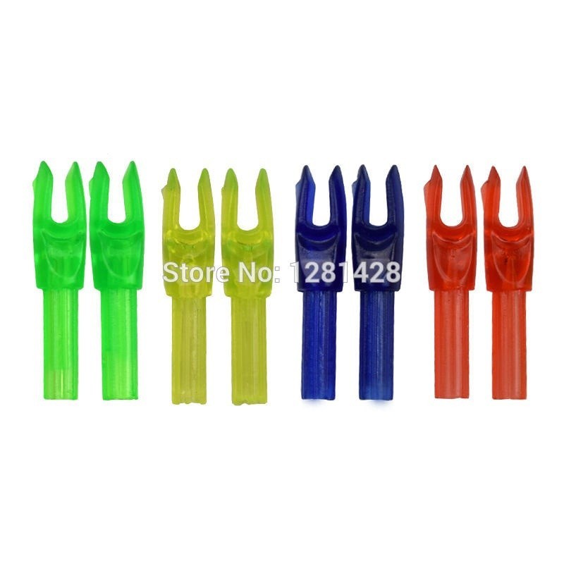12Pcs Inserir Nocks ID4.2mm Flecha De Carbono HAOU