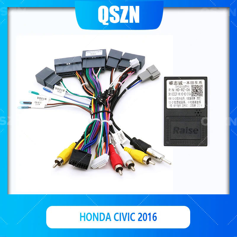 ARB　DVD4セット Dvd Canbus Box HD-RZ-06 Adequado para Honda Civic 2016 Cabo de