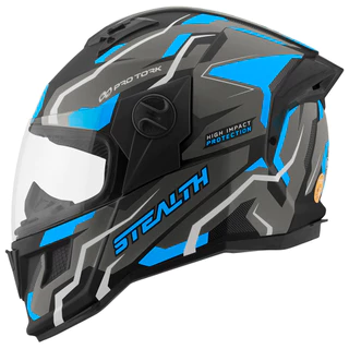 Capacete Moto Fechado Pro Tork Stealth Hawk Feminino Masculino Confortável Estiloso Viseira Cristal TAM. 56 58 60 62