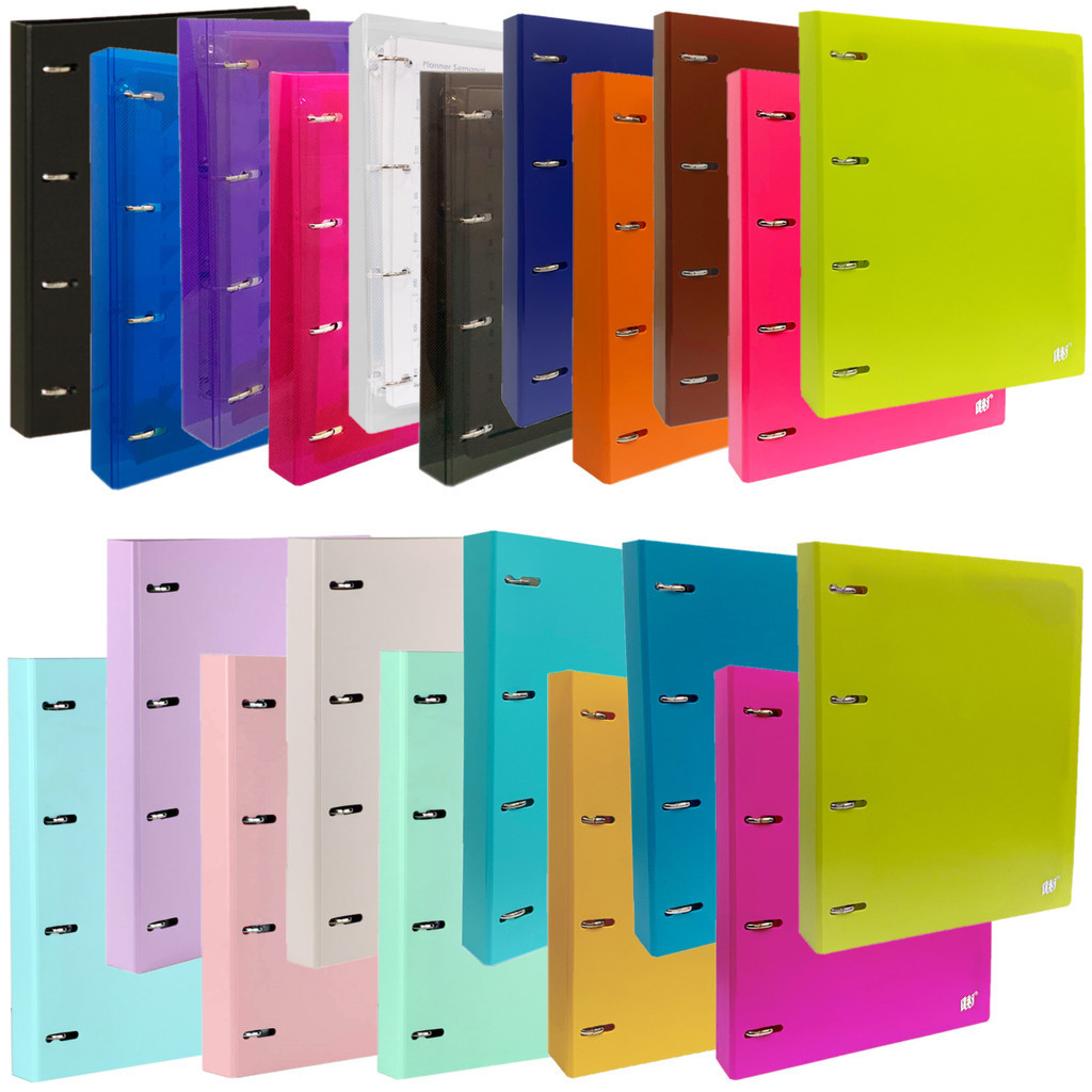 Fichário Escolar YES A4 c/ 96 Folhas + 5 Divisórias + 5 Folhas Planner