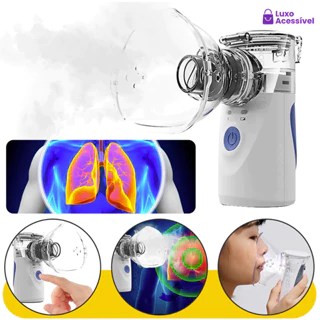 Máquina Inaladora Nebulizadora Portátil , Silenciosa , Aplicabilidade Para Adultos E Crianças