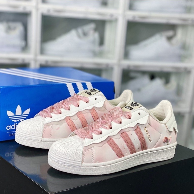 Adidas superstar store rose pale croco