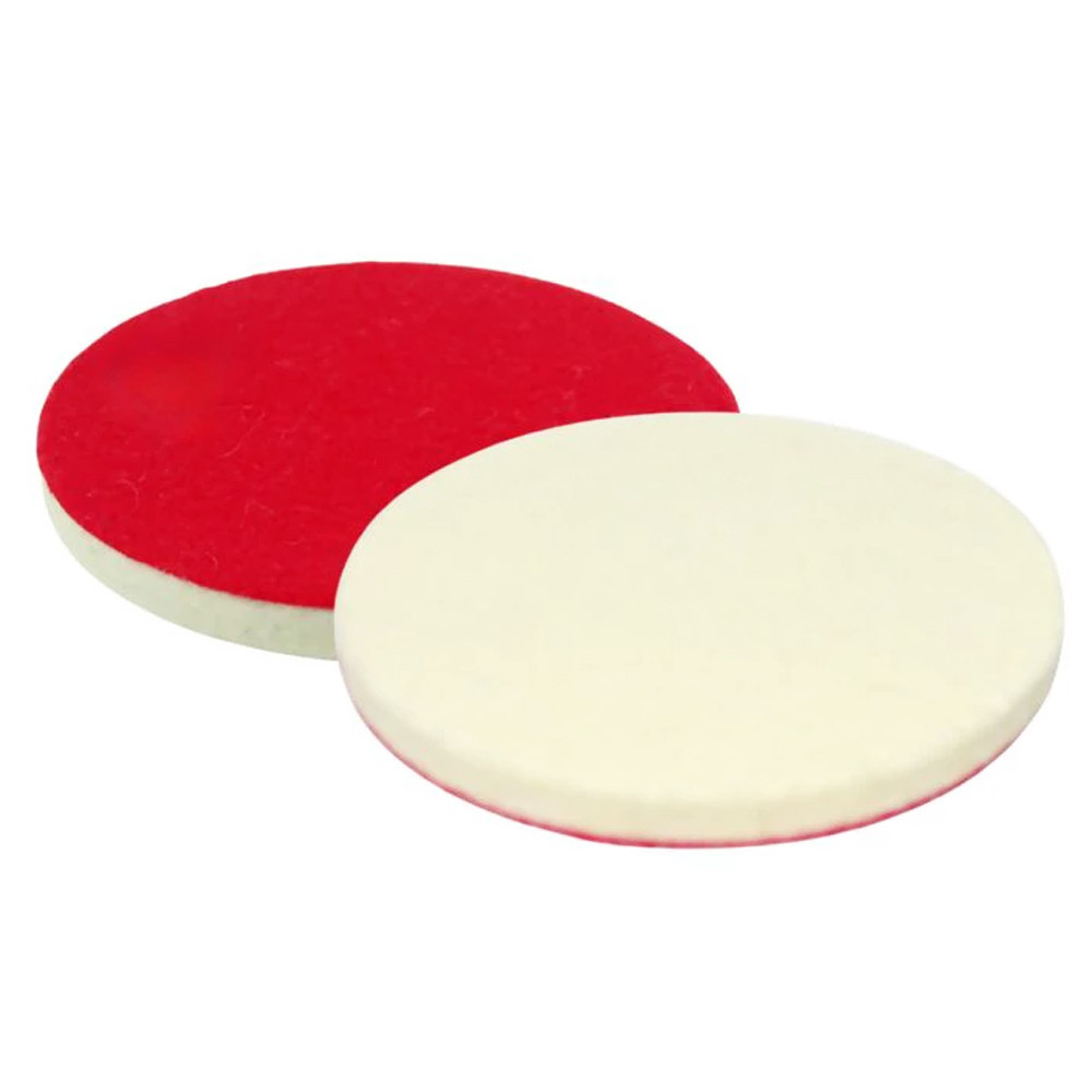Disco de Feltro Boina Polimento de Vidros com Fecho Aderente 5 Polegadas 125mm - Starfer