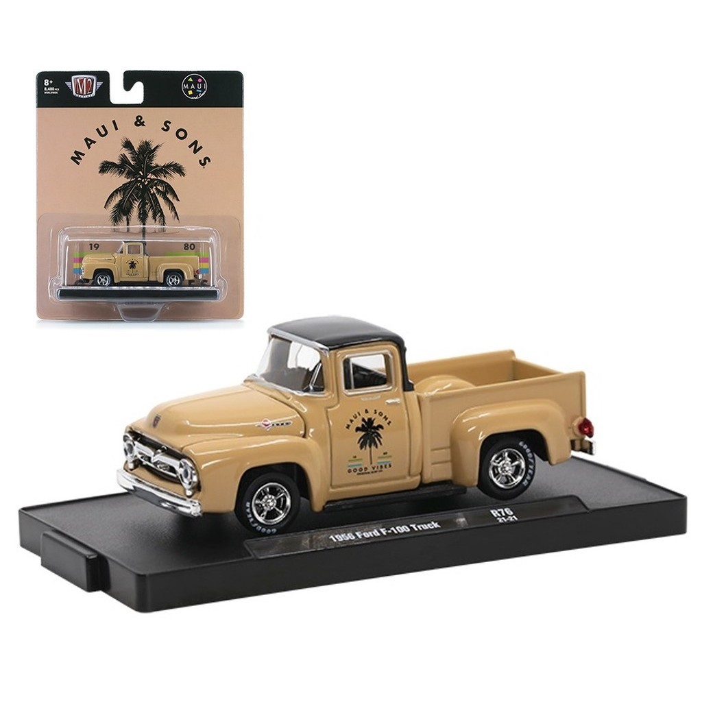 1956 Ford F-100 Truck M2 Machines Miniatura Maui And Sons | Shopee
