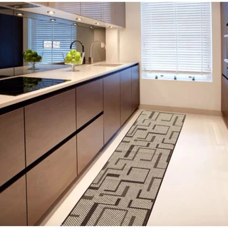 Passadeira Tapete Sisal 0,66x2,30 Marrom Antiderrapante Lancer