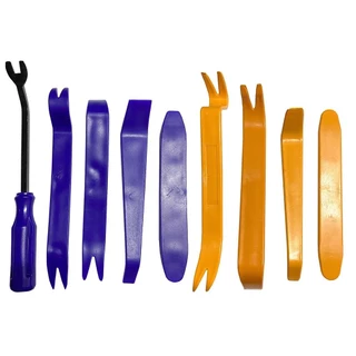 Jogo De Espatulas Ferramenta De Nylon Desmontar Painel Forro De Porta Automotivo Com 9 pecas em Oferta na Shopee