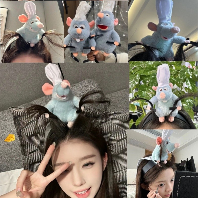 Fita De Cabelo Ratatouille Pelúcia Capybara Para Acessórios Feminino