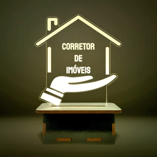 Mini Luminária Cursos - Corretor de Imóveis