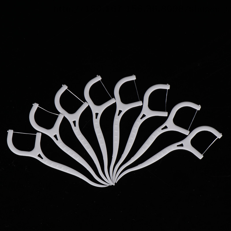 Idealistas 100Pcs Fio Dental Descartável Escova Interdental Palitos Dentais Limpeza Dos Dentes Nice