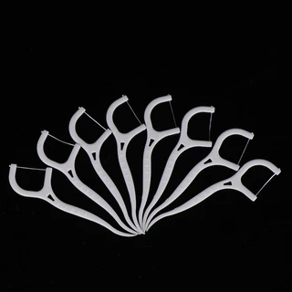 Idealistas 100Pcs Fio Dental Descartável Escova Interdental Palitos Dentais Limpeza Dos Dentes Nice