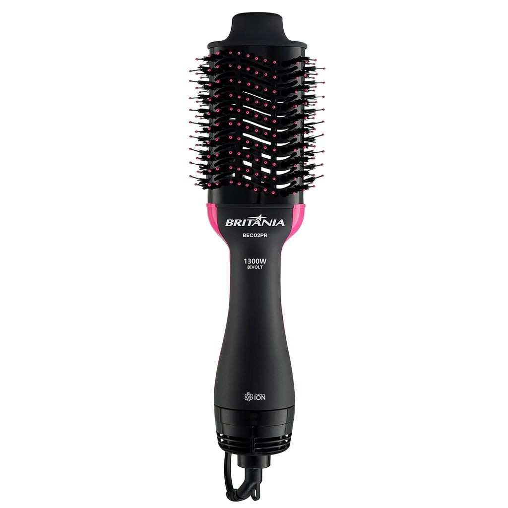 Escova Secadora Britânia BEC02PR Bivolt 4 em 1 1300W
