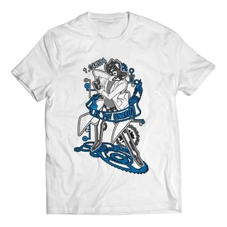 Camiseta Anime Steins Gate Retro Masculina Estampada Com Animes e Mangás 2024 Camisa Serie e Filmes Branca 100 poliéster