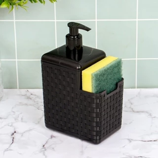 Porta Detergente Porta Sabão Dispenser Sabão Sabonete Liquido Porta Esponja Com Bico Dosador Multiuso Cozinha Banheiro