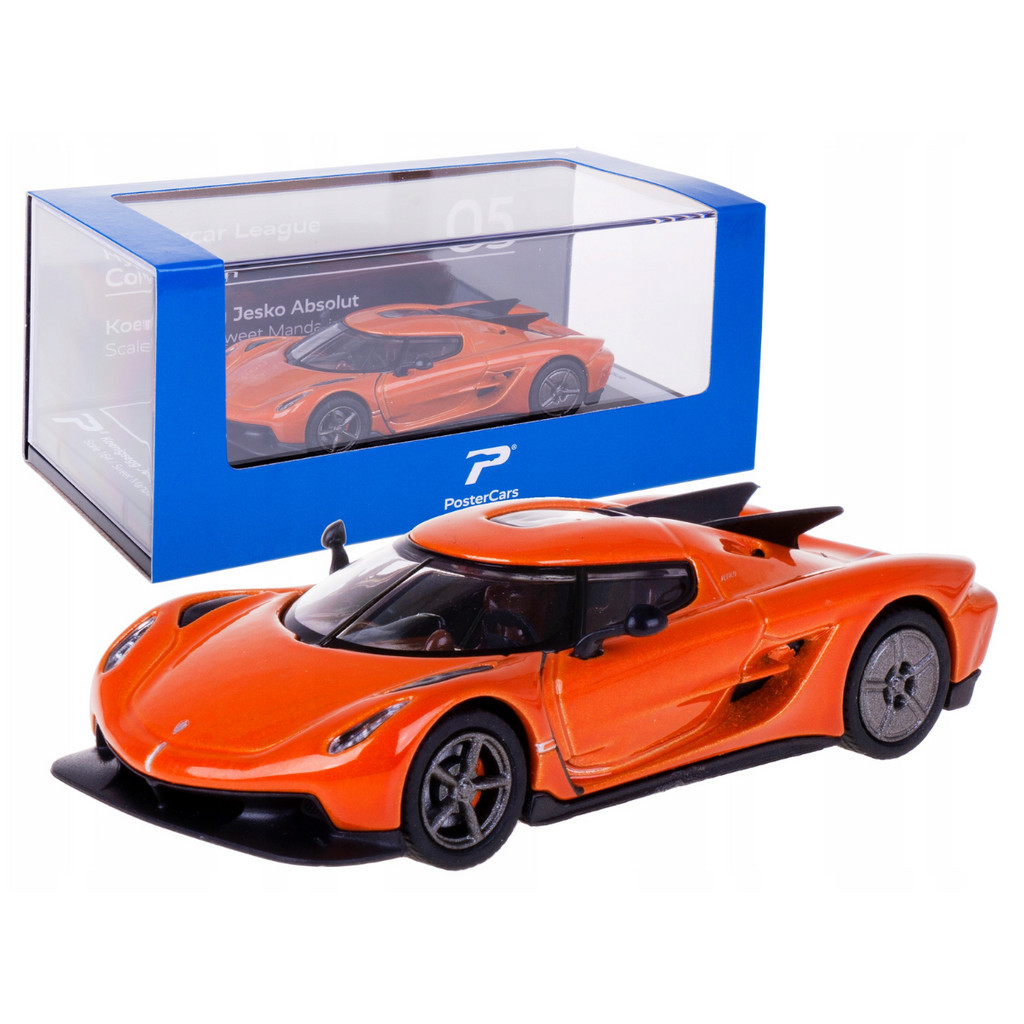 Miniatura Koenigsegg Jesko Absolut 1/64 Acrílico PosterCar