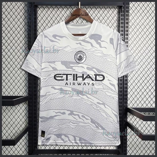 Cidade De 2024 Manchester City Ano Novo Dragon MC Camisa De Futebol