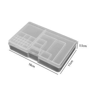 Caixa Plastica Box Organizadora Multiuso 18 x 11 x 3,5