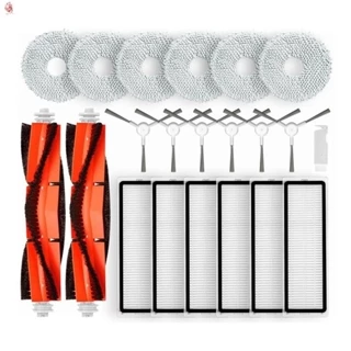 Para Xiaomi Robot Vácuo S10 +/S10 Plus Acessórios Escova Principal Lateral Hepa Filtro Mop Rag Cloth