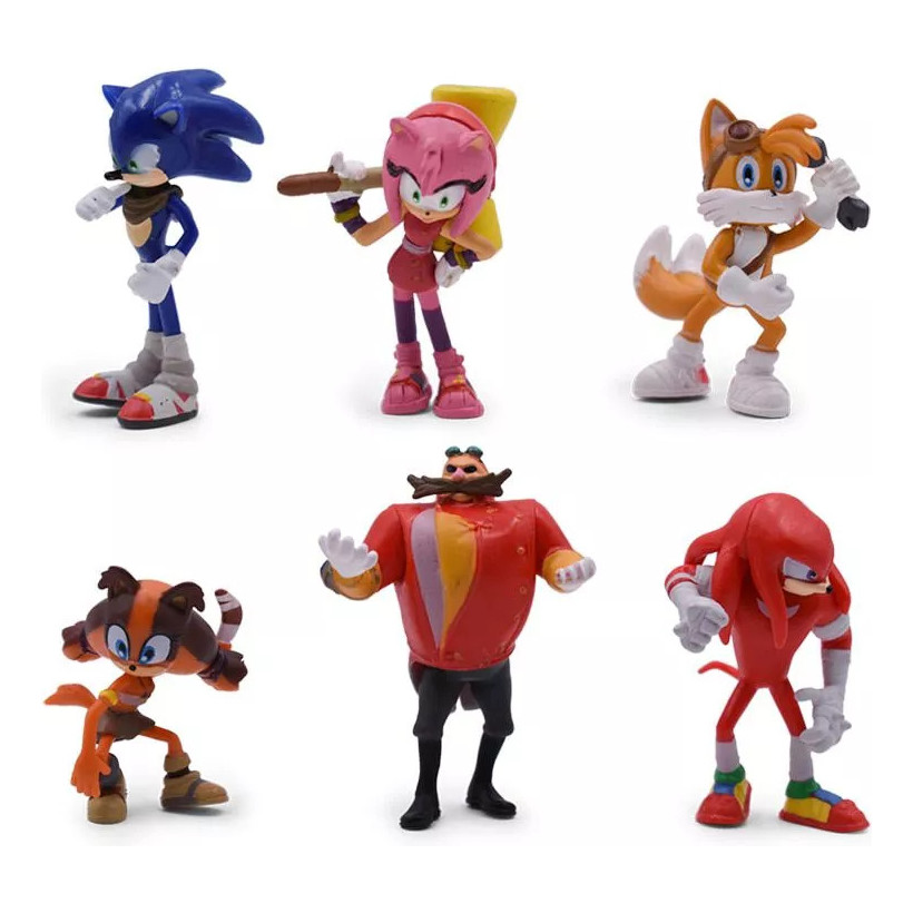 Dr. Eggman Actionfigur Aus Sonic – Bewegliche 6-cm-Minifigur Mit 7 Gelenken