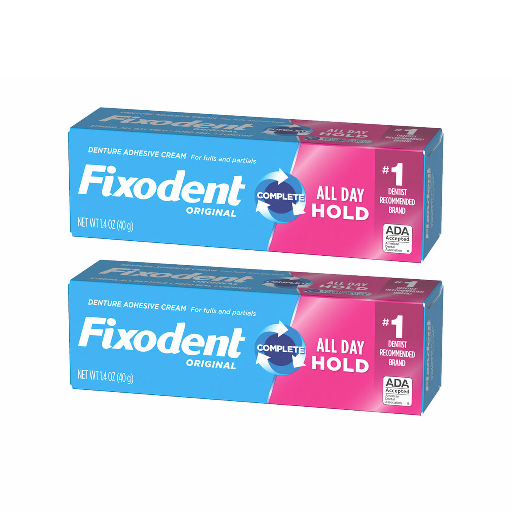 FIXODENT 40G ORIGINAL 2 unidades (Total 80G) | Shopee Brasil