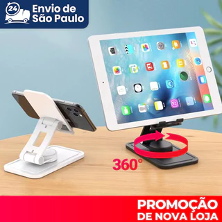 Suporte Dobrável Ajustável Para Celular E Tablet-Portátil Articulado iPad/iPhone