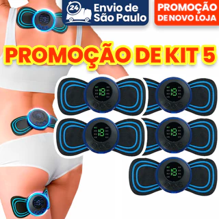 3/5/10 Mini Massageador Elétrico Portátil Cervical EMS Acalma Dor No Pescoço