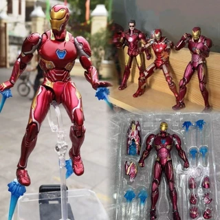 Versão de luxo doméstica SHF Avengers MK50 Homem de Ferro Articulação de Bonecos de ação